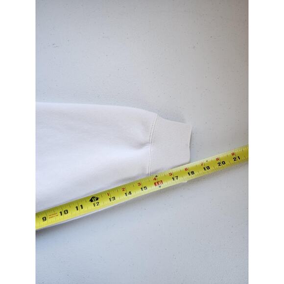 Hollister Hoodie Sweatshirt Mens Large White Heaven Sent Los Angeles Full Zip - Picture 9 of 16